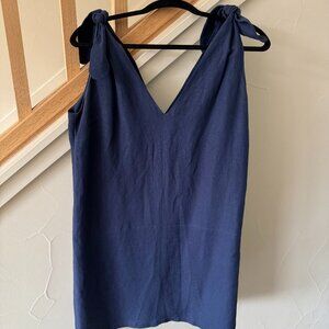 Emerson Fry Tie Shoulder Mod Dress - Maritime Linen